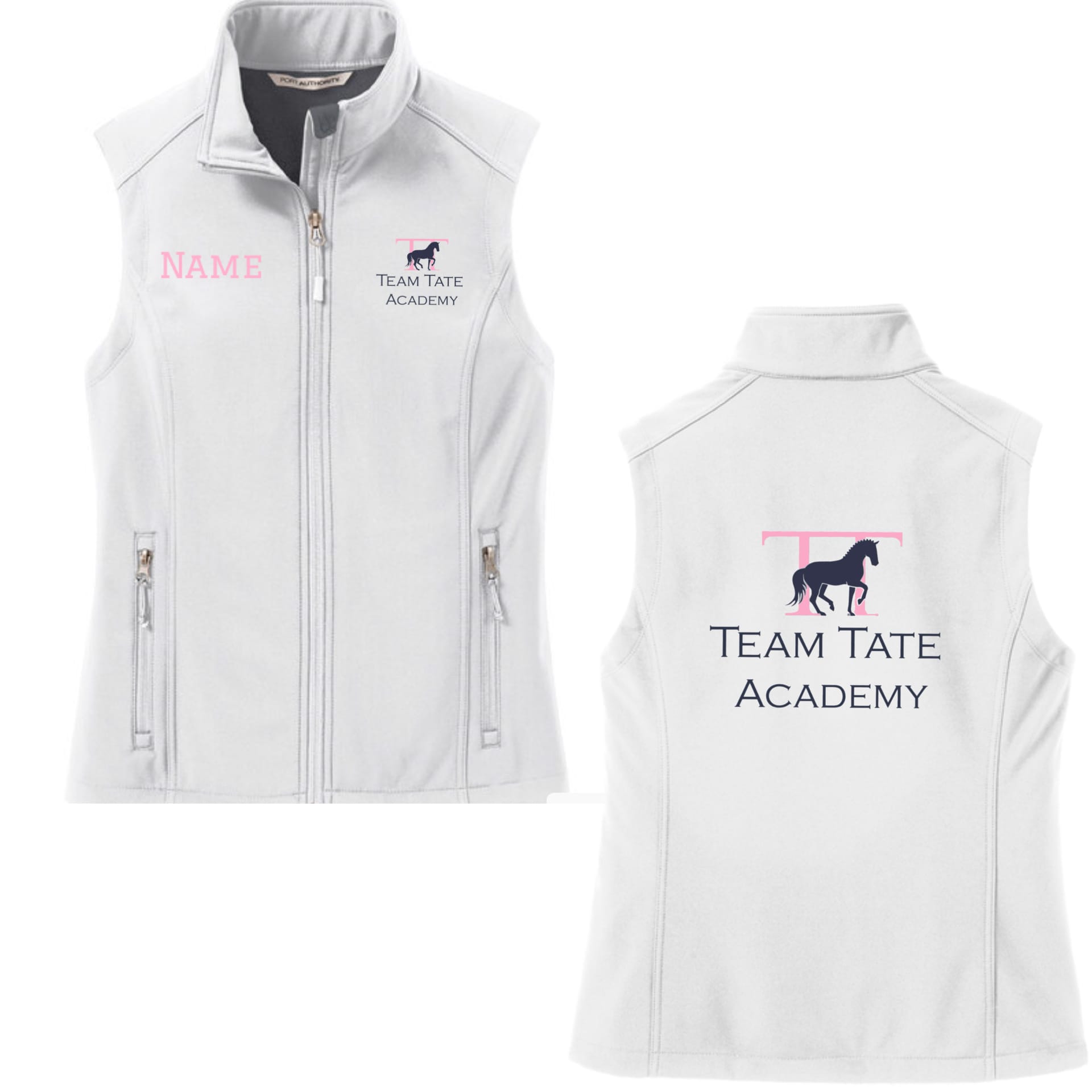 Equestrian Team Apparel Custom Vests White / XS / White Team Tate- Shell Vest equestrian team apparel online tack store mobile tack store custom farm apparel custom show stable clothing equestrian lifestyle horse show clothing riding clothes Team Tate- Shell Vest horses equestrian tack store