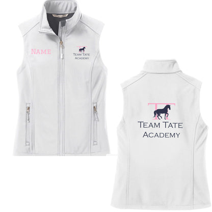 Equestrian Team Apparel Custom Vests White / XS / White Team Tate- Shell Vest equestrian team apparel online tack store mobile tack store custom farm apparel custom show stable clothing equestrian lifestyle horse show clothing riding clothes Team Tate- Shell Vest horses equestrian tack store