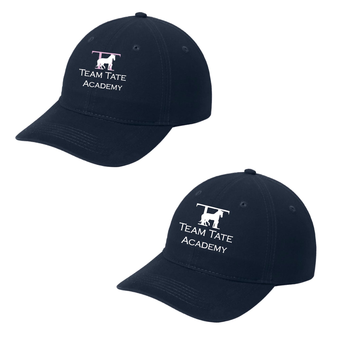 Equestrian Team Apparel custom hats Navy Blue Baseball Cap / White Team Tate- Baseball Caps equestrian team apparel online tack store mobile tack store custom farm apparel custom show stable clothing equestrian lifestyle horse show clothing riding clothes Team Tate- Baseball Caps horses equestrian tack store