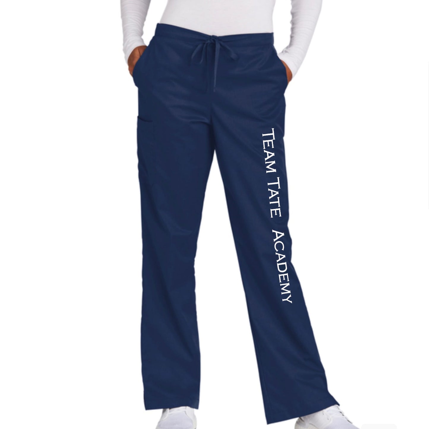 Equestrian Team Apparel Custom Jacket Navy Blue / XS / White Team Tate- Flare Leg Cargo Pant equestrian team apparel online tack store mobile tack store custom farm apparel custom show stable clothing equestrian lifestyle horse show clothing riding clothes Team Tate- Flare Leg Cargo Pant horses equestrian tack store