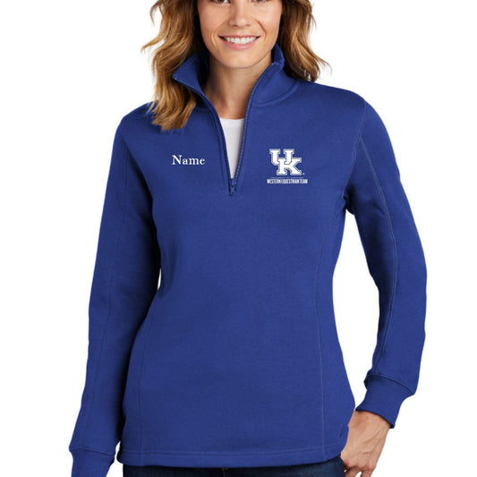 Equestrian Team Apparel UK Western Team - 1/4 Zip Pull Over equestrian team apparel online tack store mobile tack store custom farm apparel custom show stable clothing equestrian lifestyle horse show clothing riding clothes UK Western Team - 1/4 Zip Pull Over horses equestrian tack store