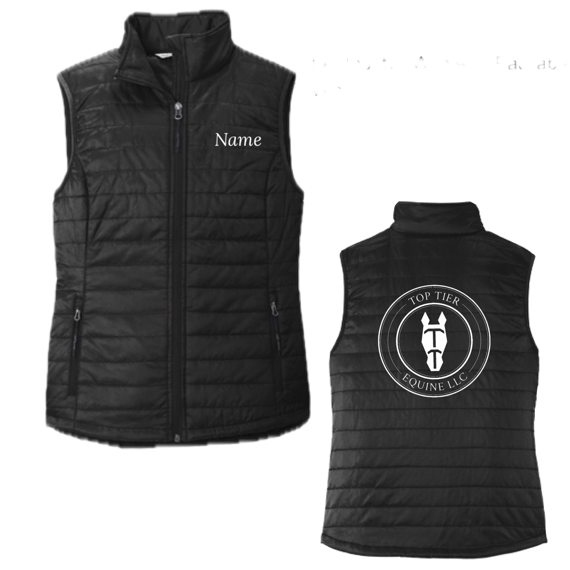 Equestrian Team Apparel Top Tier Equine LLC - Puffy Vest equestrian team apparel online tack store mobile tack store custom farm apparel custom show stable clothing equestrian lifestyle horse show clothing riding clothes Top Tier Equine LLC - Puffy Vest horses equestrian tack store