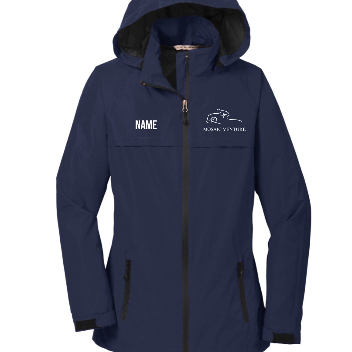 Equestrian Team Apparel Mosaic Venture Rain Coat equestrian team apparel online tack store mobile tack store custom farm apparel custom show stable clothing equestrian lifestyle horse show clothing riding clothes horses equestrian tack store