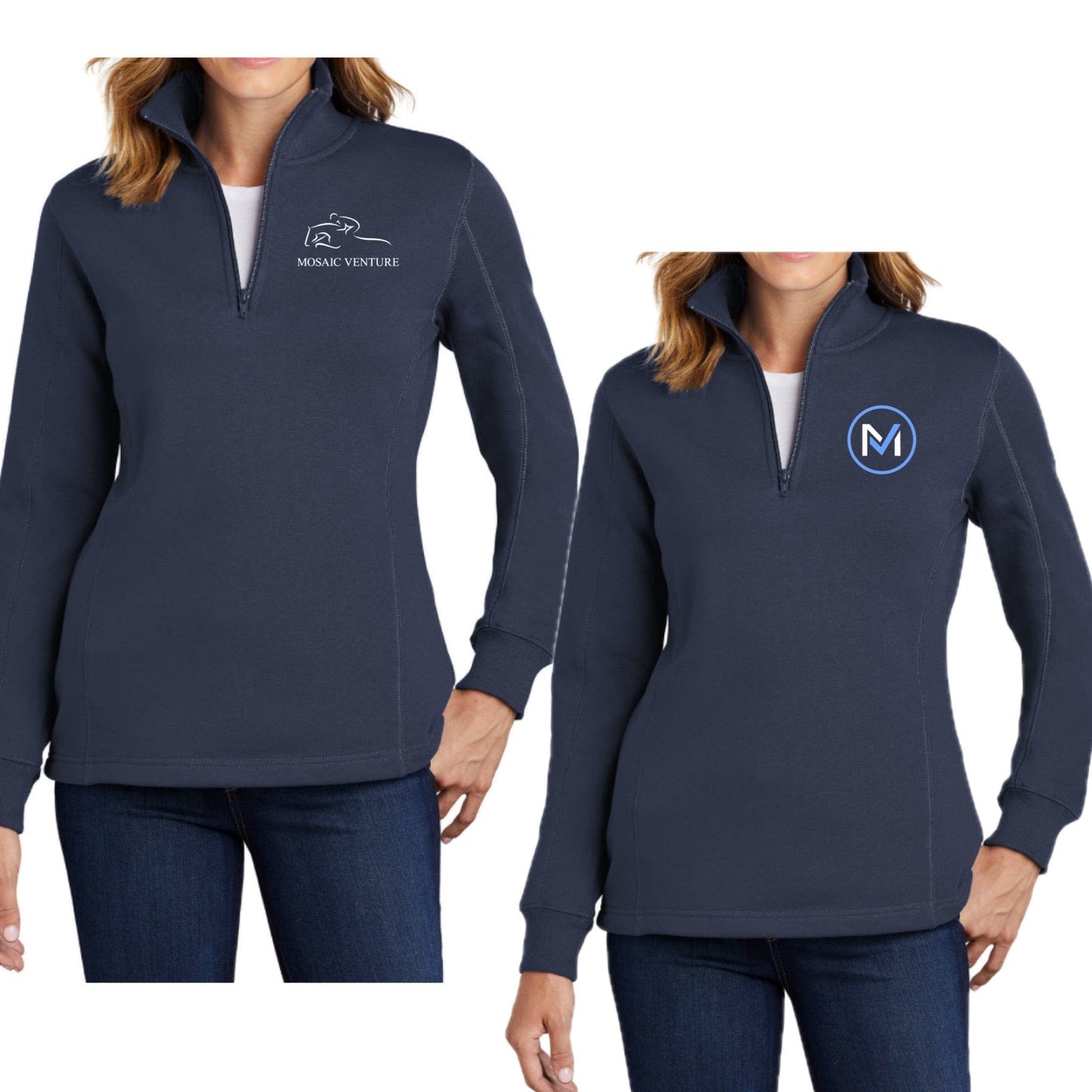 Equestrian Team Apparel Mosaic Venture Fleece 1/4 Zip equestrian team apparel online tack store mobile tack store custom farm apparel custom show stable clothing equestrian lifestyle horse show clothing riding clothes horses equestrian tack store