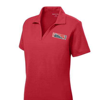 Equestrian Team Apparel Red / XS / Ladies Shamrock Lee Farm Polo Shirts equestrian team apparel online tack store mobile tack store custom farm apparel custom show stable clothing equestrian lifestyle horse show clothing riding clothes horses equestrian tack store