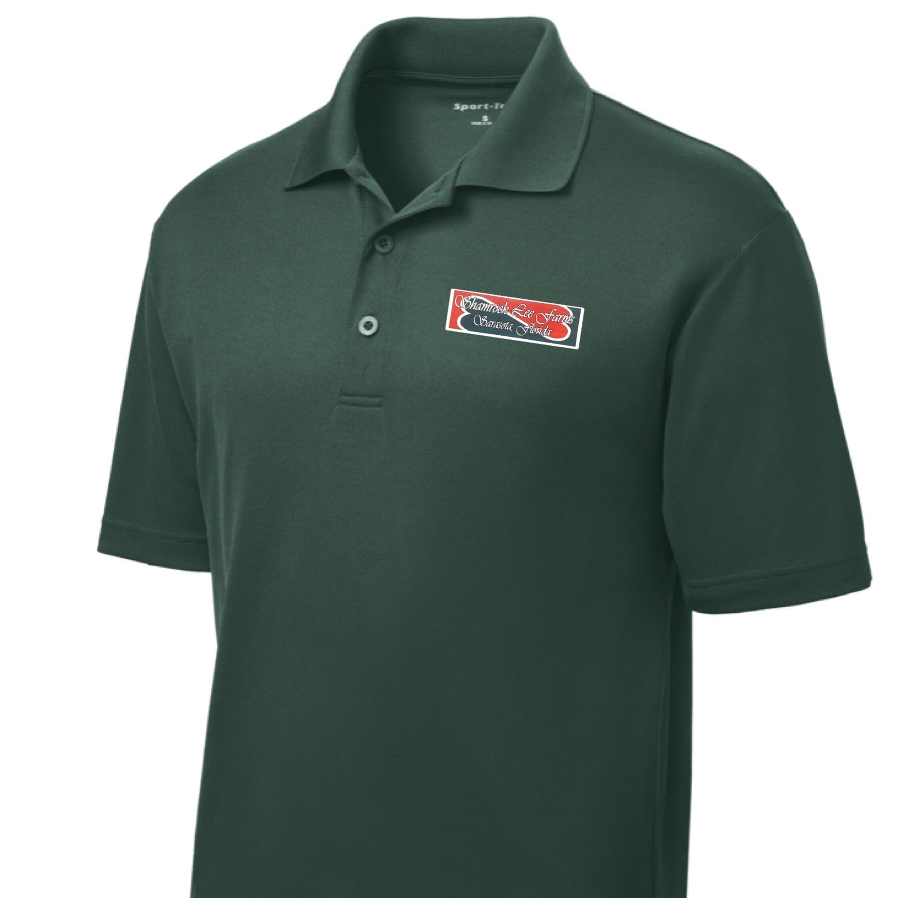 Equestrian Team Apparel Green / XS / Ladies Shamrock Lee Farm Polo Shirts equestrian team apparel online tack store mobile tack store custom farm apparel custom show stable clothing equestrian lifestyle horse show clothing riding clothes horses equestrian tack store