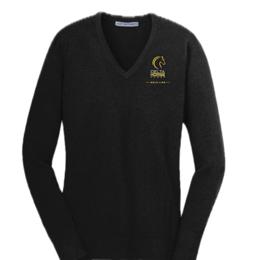 Equestrian Team Apparel Delta Horse Power V Neck Sweater equestrian team apparel online tack store mobile tack store custom farm apparel custom show stable clothing equestrian lifestyle horse show clothing riding clothes horses equestrian tack store