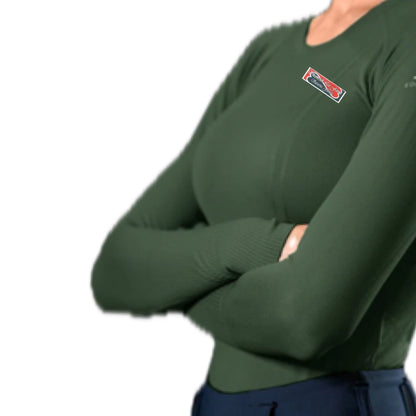 Equestrian Team Apparel Green / XS / Short Sleeve Shamrock Lee Farm Tech Shirt equestrian team apparel online tack store mobile tack store custom farm apparel custom show stable clothing equestrian lifestyle horse show clothing riding clothes horses equestrian tack store