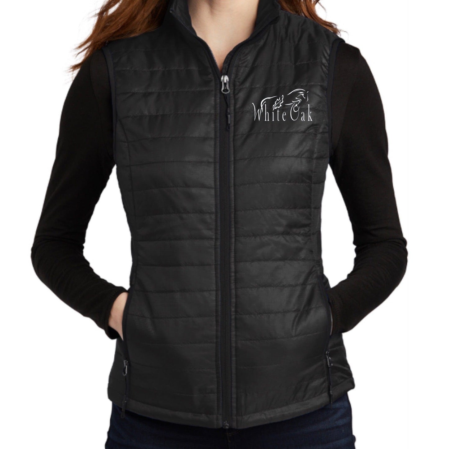 Equestrian Team Apparel White Oak Equestrian Puffy Vest equestrian team apparel online tack store mobile tack store custom farm apparel custom show stable clothing equestrian lifestyle horse show clothing riding clothes horses equestrian tack store