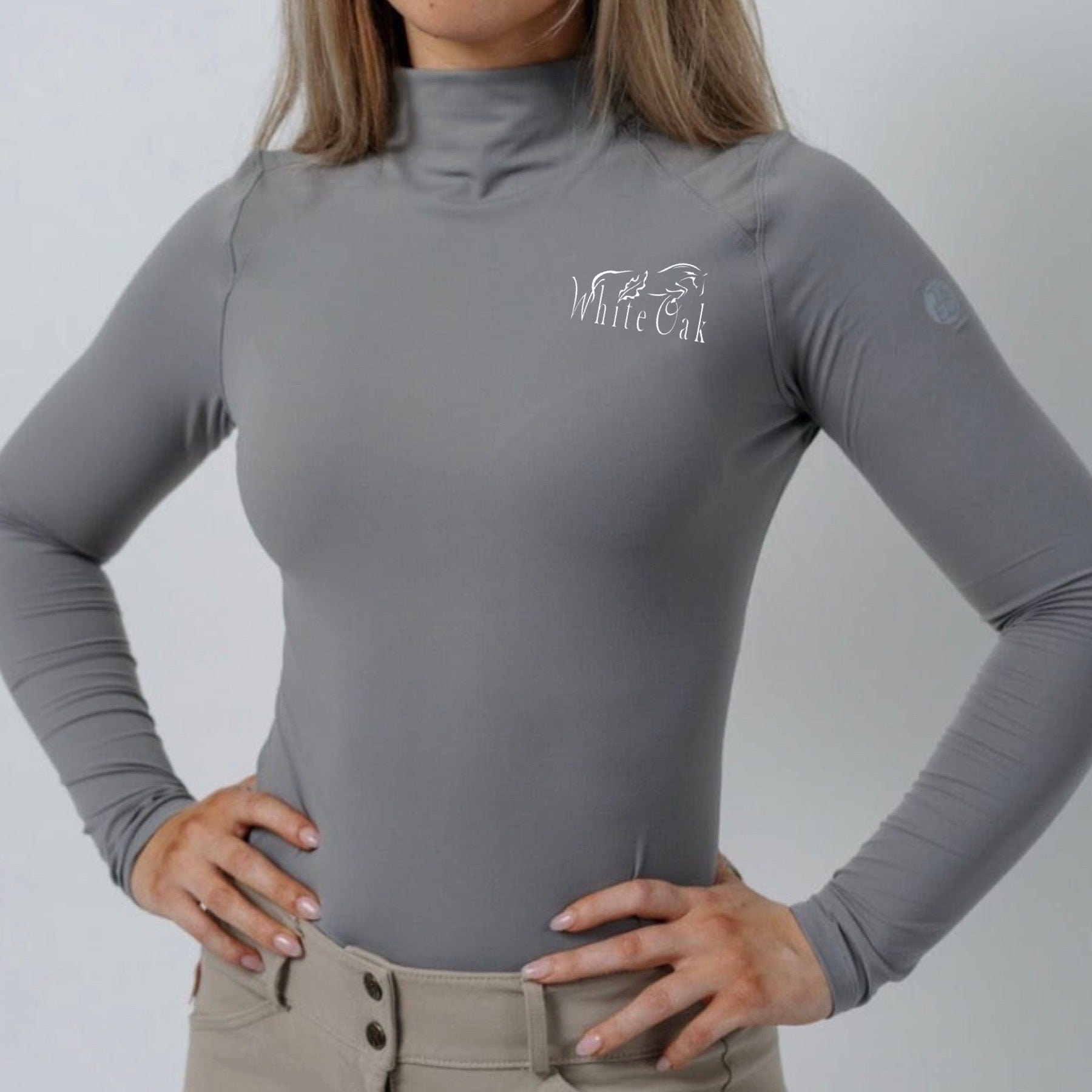 Equestrian Team Apparel White Oak Equestrian TKEQ mock turtleneck equestrian team apparel online tack store mobile tack store custom farm apparel custom show stable clothing equestrian lifestyle horse show clothing riding clothes horses equestrian tack store