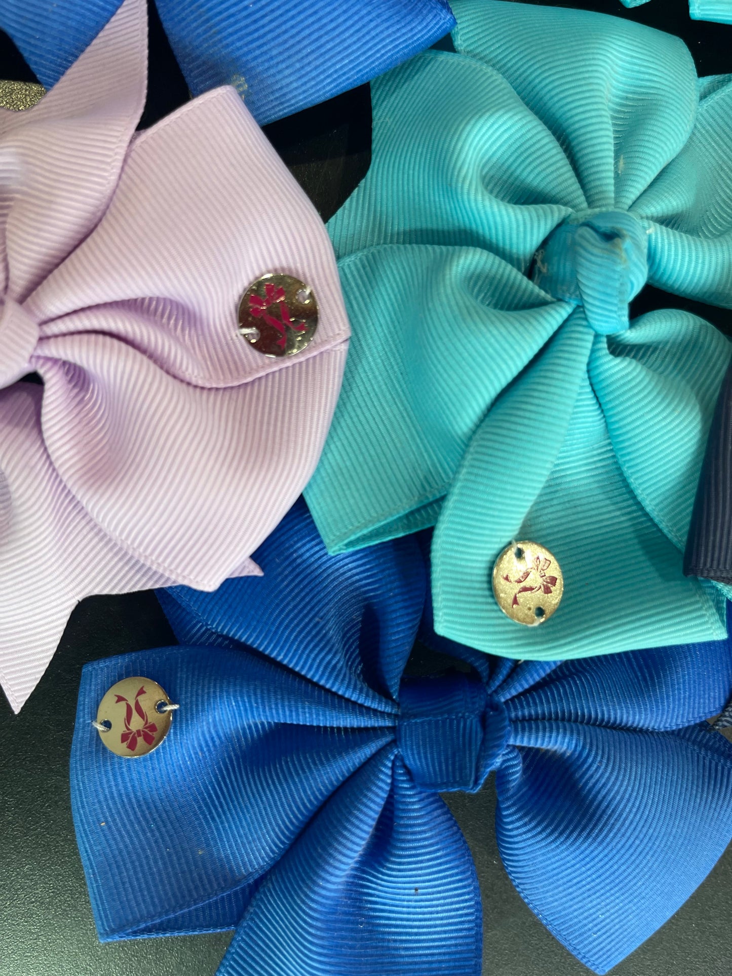 Ponytail Bows- Pinwheels