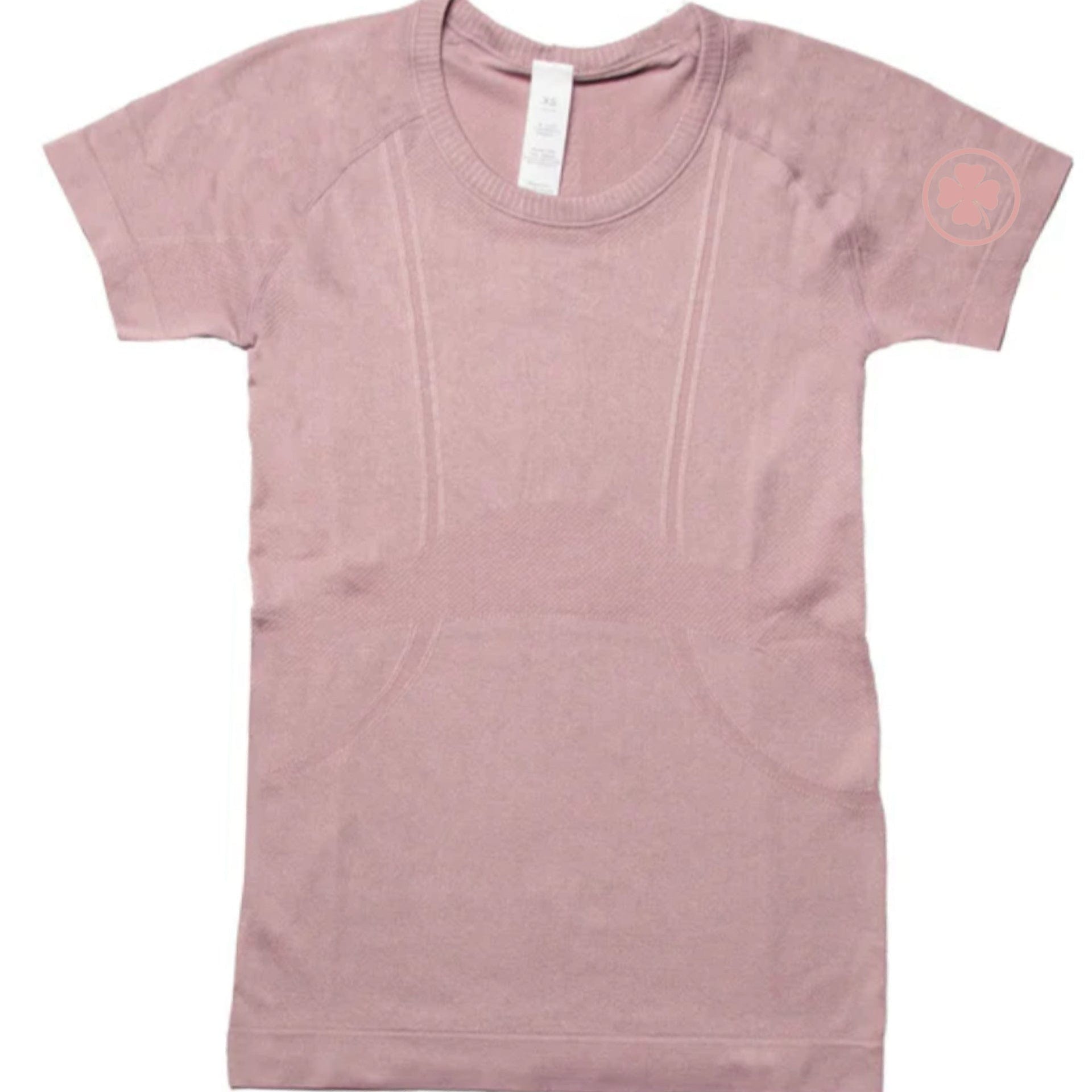 Rather Lucky top XS / Dusty Rose Rather Lucky- Tech Shirt Short Sleeve equestrian team apparel online tack store mobile tack store custom farm apparel custom show stable clothing equestrian lifestyle horse show clothing riding clothes Rather Lucky- Tech Shirt Short Sleeve horses equestrian tack store