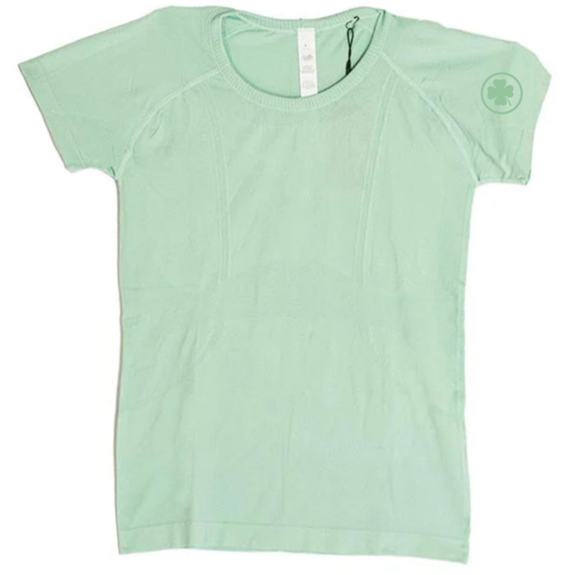 Rather Lucky top XS / Mint Chip Rather Lucky- Tech Shirt Short Sleeve equestrian team apparel online tack store mobile tack store custom farm apparel custom show stable clothing equestrian lifestyle horse show clothing riding clothes Rather Lucky- Tech Shirt Short Sleeve horses equestrian tack store