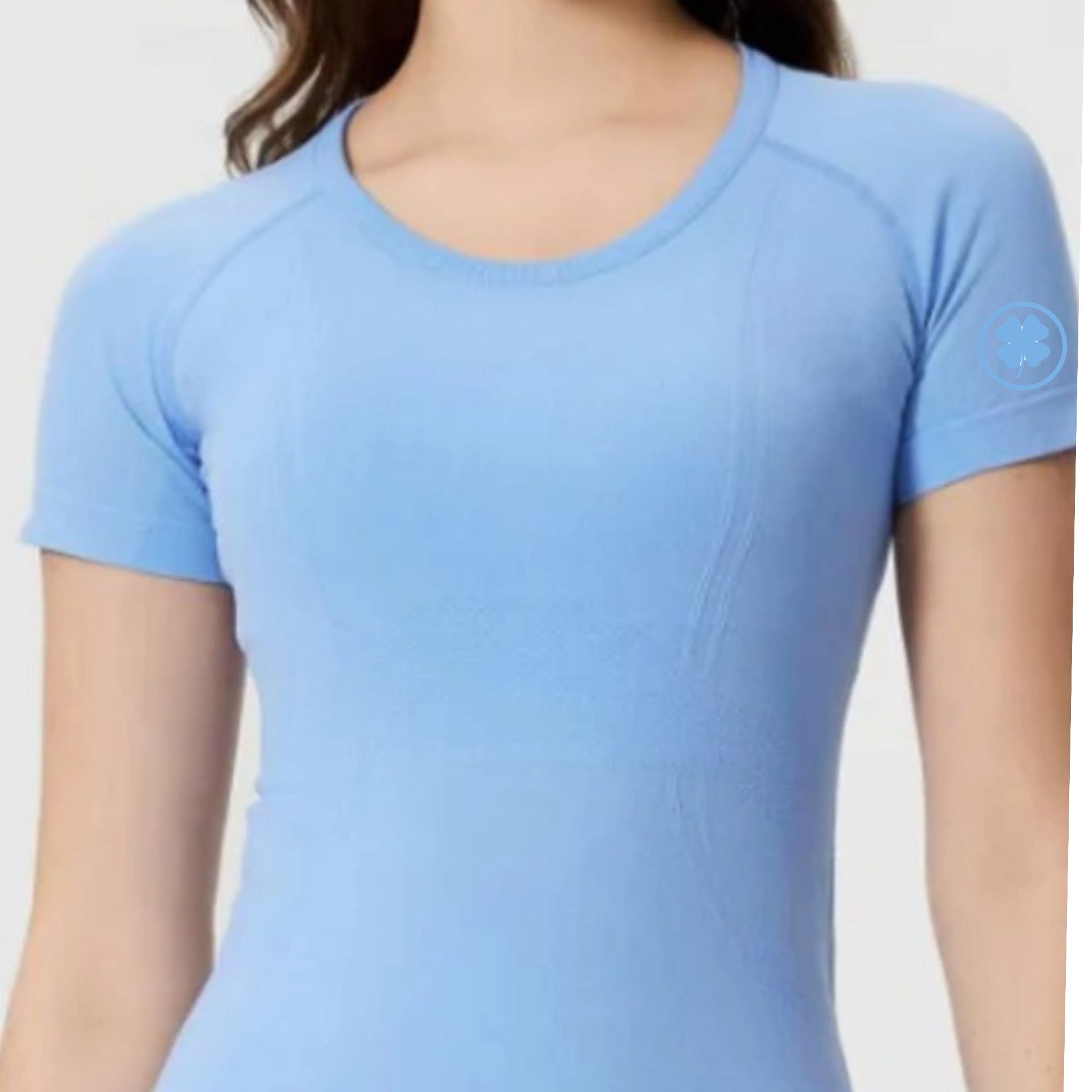 Rather Lucky top XS / Pacific Rather Lucky- Tech Shirt Short Sleeve equestrian team apparel online tack store mobile tack store custom farm apparel custom show stable clothing equestrian lifestyle horse show clothing riding clothes Rather Lucky- Tech Shirt Short Sleeve horses equestrian tack store