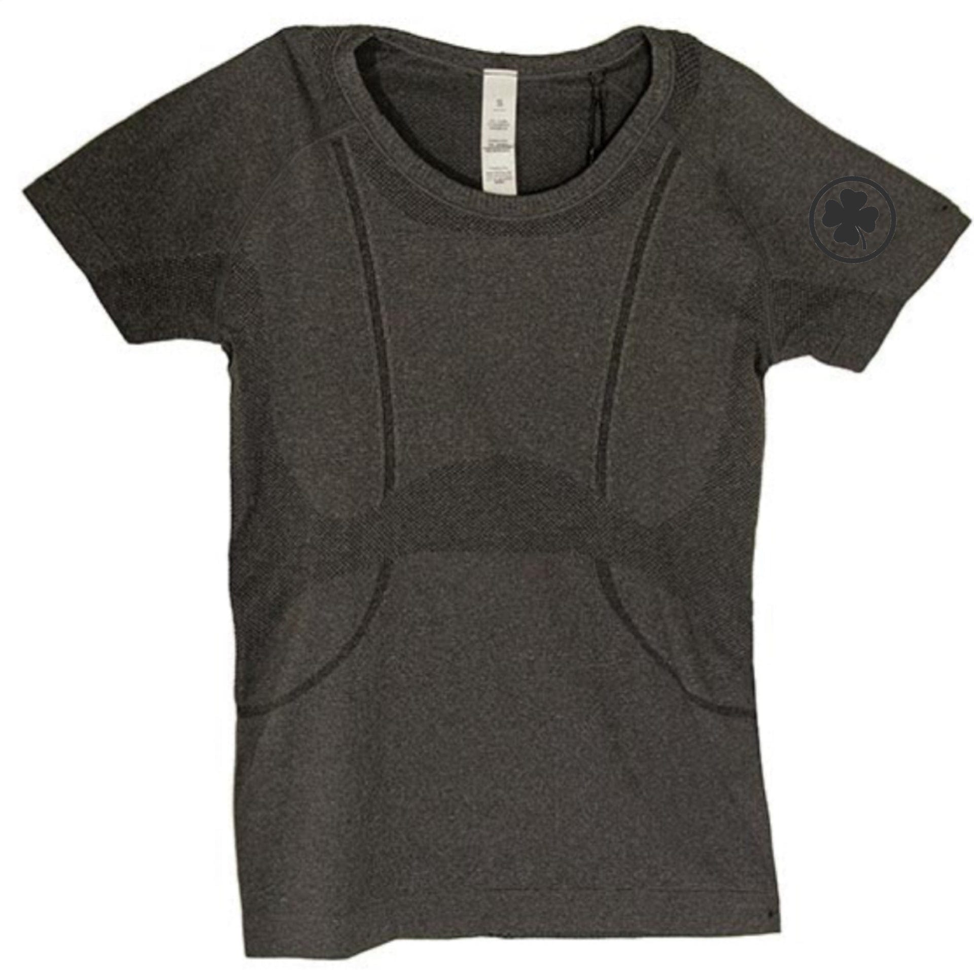 Rather Lucky top XS / Graphite Rather Lucky- Tech Shirt Short Sleeve equestrian team apparel online tack store mobile tack store custom farm apparel custom show stable clothing equestrian lifestyle horse show clothing riding clothes Rather Lucky- Tech Shirt Short Sleeve horses equestrian tack store