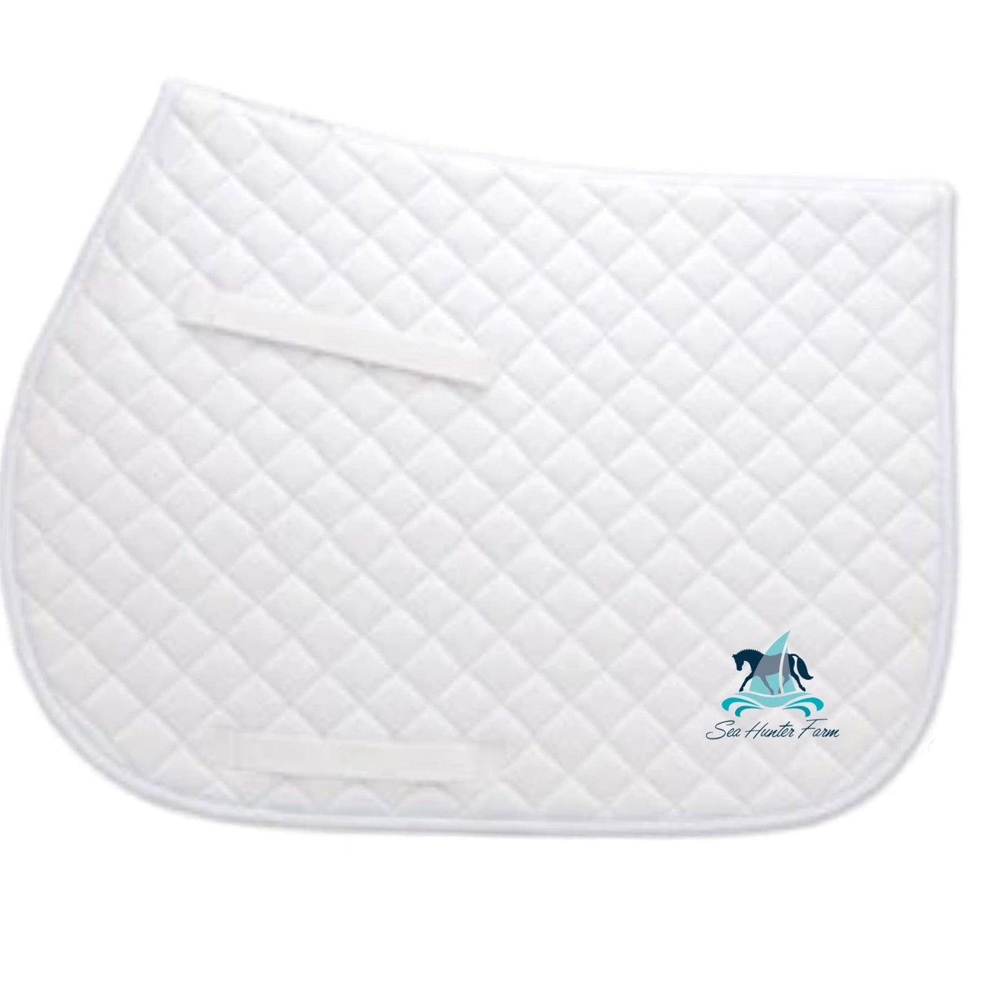 Equestrian Team Apparel White / Horse Sea Hunter Farm Saddle Pad equestrian team apparel online tack store mobile tack store custom farm apparel custom show stable clothing equestrian lifestyle horse show clothing riding clothes horses equestrian tack store