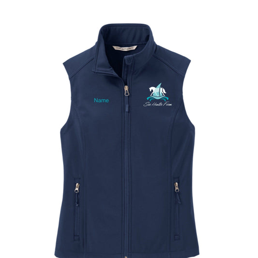 Equestrian Team Apparel Sea Hunter Farm Shell Vest equestrian team apparel online tack store mobile tack store custom farm apparel custom show stable clothing equestrian lifestyle horse show clothing riding clothes horses equestrian tack store