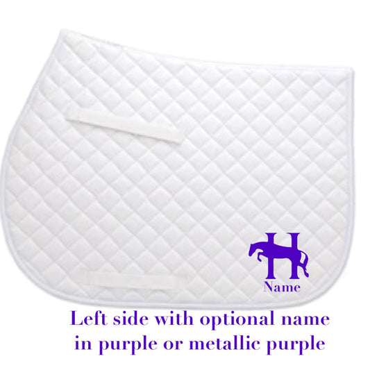 Equestrian Team Apparel Haverhill Farm- Saddle Pad equestrian team apparel online tack store mobile tack store custom farm apparel custom show stable clothing equestrian lifestyle horse show clothing riding clothes horses equestrian tack store