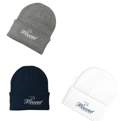 Equestrian Team Apparel White / Cuff Bowcrest Farms - Beanies equestrian team apparel online tack store mobile tack store custom farm apparel custom show stable clothing equestrian lifestyle horse show clothing riding clothes Bowcrest Farms - Beanies horses equestrian tack store
