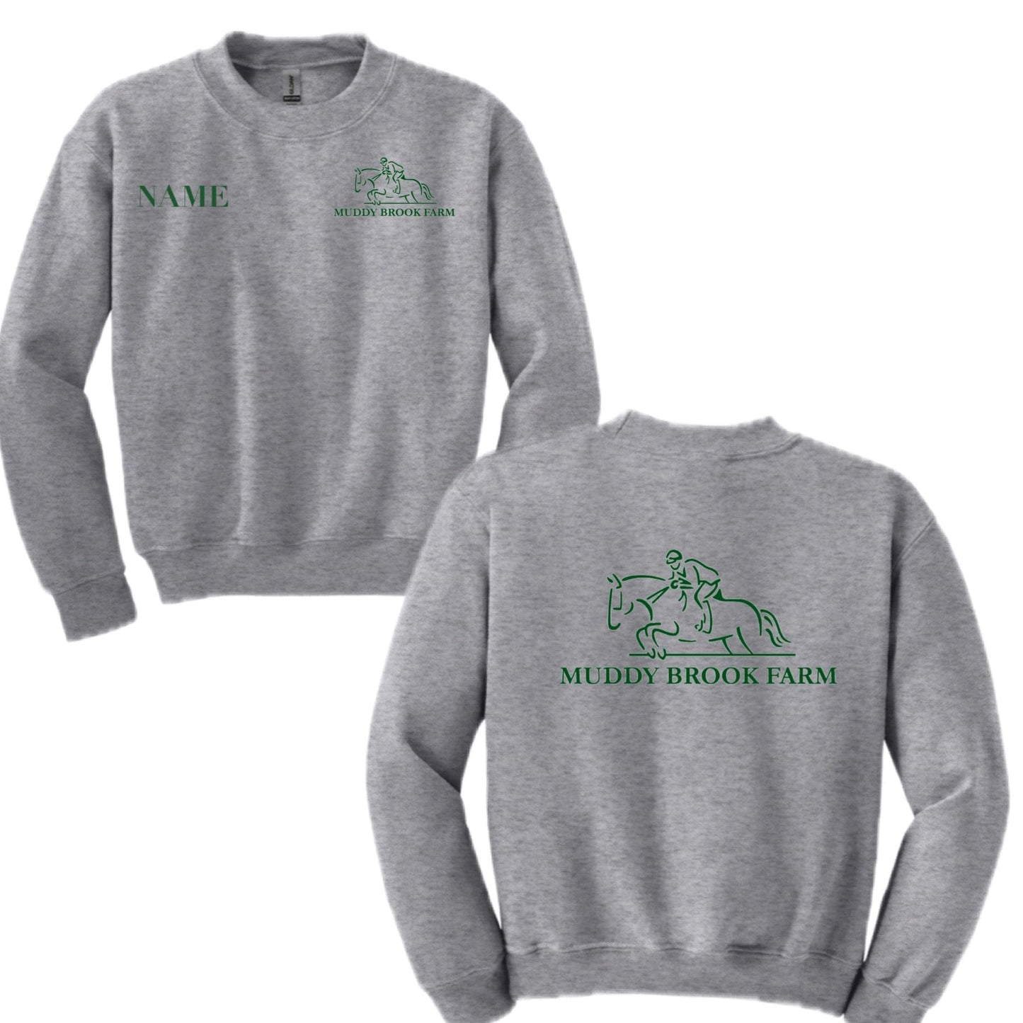 Equestrian Team Apparel Muddy Brook Farm- Sweatshirt equestrian team apparel online tack store mobile tack store custom farm apparel custom show stable clothing equestrian lifestyle horse show clothing riding clothes horses equestrian tack store