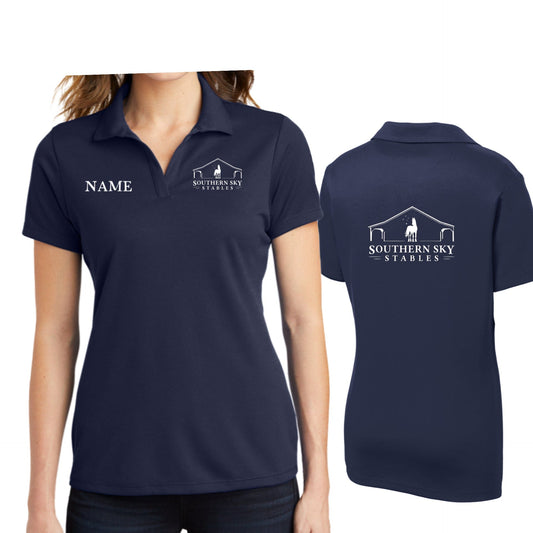 Equestrian Team Apparel Southern Sky Stables - Polos equestrian team apparel online tack store mobile tack store custom farm apparel custom show stable clothing equestrian lifestyle horse show clothing riding clothes Southern Sky Stables - Polos horses equestrian tack store
