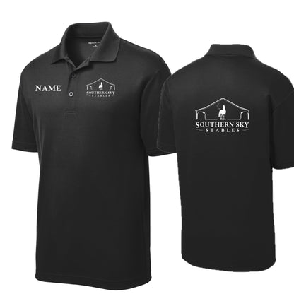 Equestrian Team Apparel Southern Sky Stables - Polos equestrian team apparel online tack store mobile tack store custom farm apparel custom show stable clothing equestrian lifestyle horse show clothing riding clothes Southern Sky Stables - Polos horses equestrian tack store