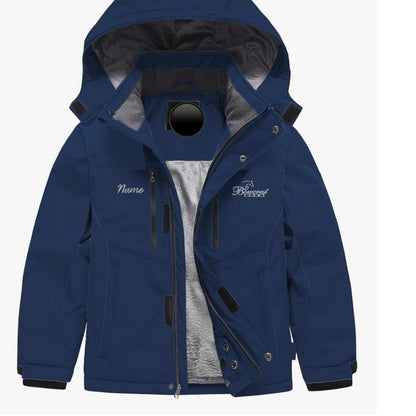 Equestrian Team Apparel 4/5 Bowcrest Farms - Youth Heavy Jacket equestrian team apparel online tack store mobile tack store custom farm apparel custom show stable clothing equestrian lifestyle horse show clothing riding clothes Bowcrest Farms - Youth Heavy Jacket horses equestrian tack store