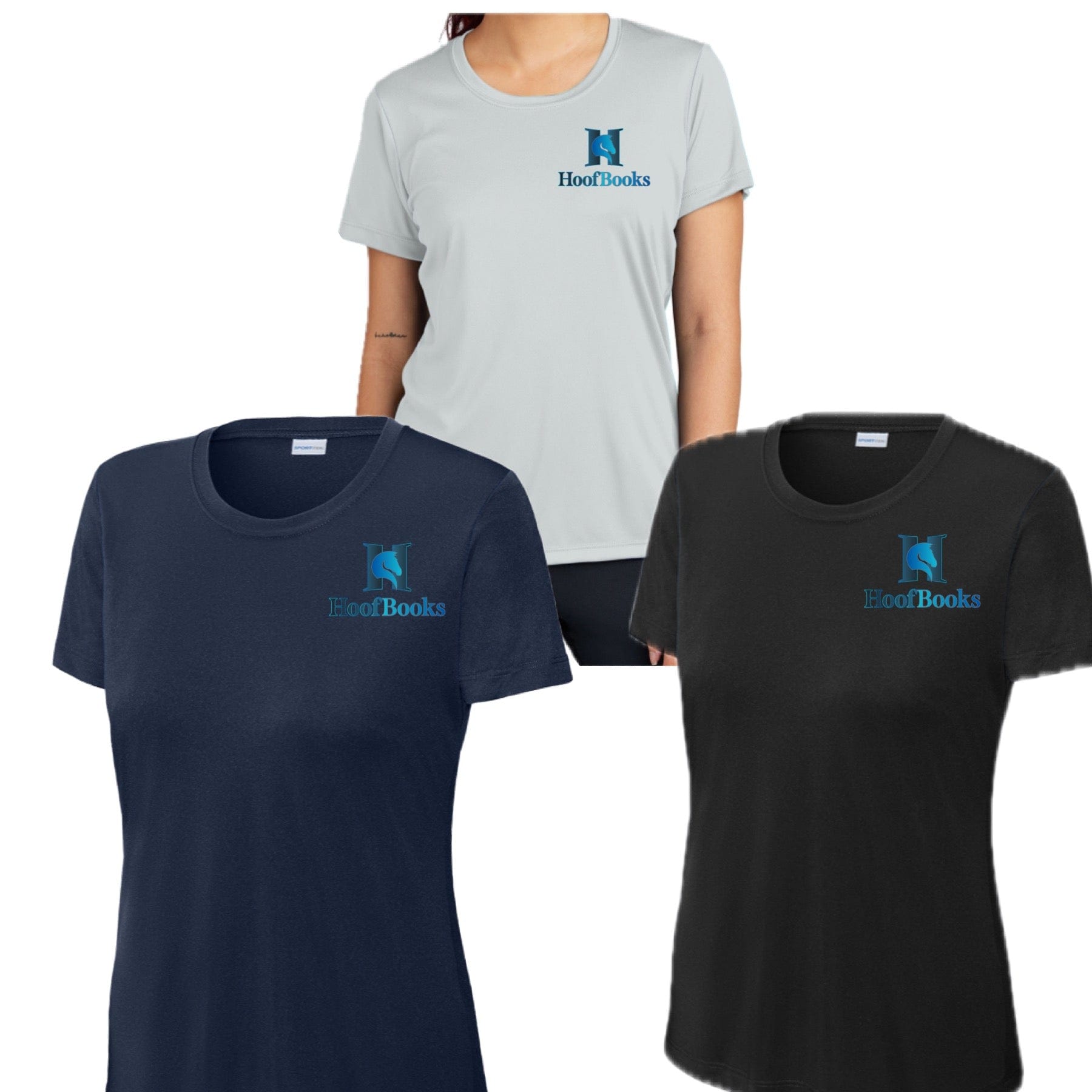 Equestrian Team Apparel HoofBooks- Sport Tee Shirt equestrian team apparel online tack store mobile tack store custom farm apparel custom show stable clothing equestrian lifestyle horse show clothing riding clothes horses equestrian tack store