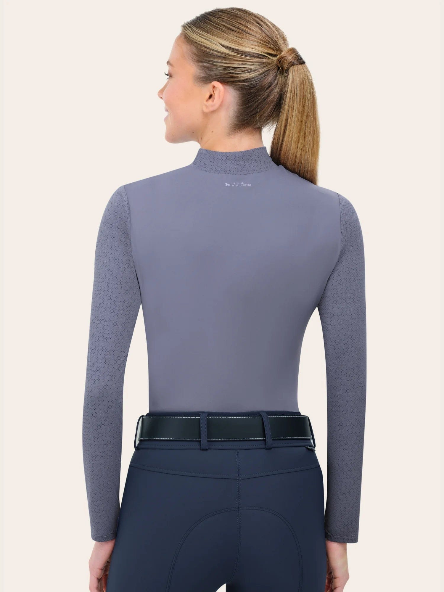 RJ Classics Sunshirt RJ Classics- Jemma Mock Neck Shirt equestrian team apparel online tack store mobile tack store custom farm apparel custom show stable clothing equestrian lifestyle horse show clothing riding clothes RJ Classics- Jemma Mock Neck Shirt horses equestrian tack store