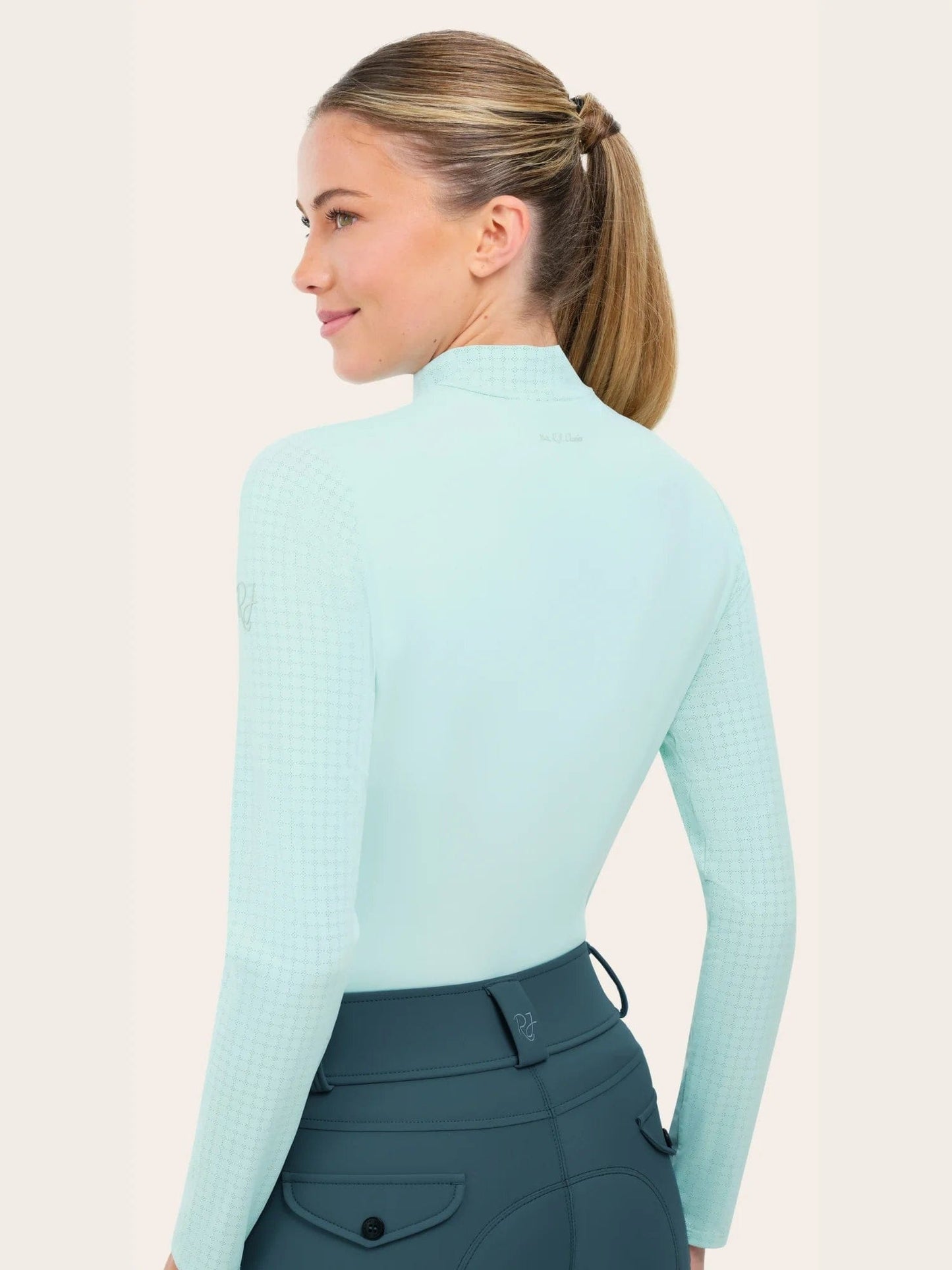 RJ Classics Sunshirt RJ Classics- Jemma Mock Neck Shirt equestrian team apparel online tack store mobile tack store custom farm apparel custom show stable clothing equestrian lifestyle horse show clothing riding clothes RJ Classics- Jemma Mock Neck Shirt horses equestrian tack store