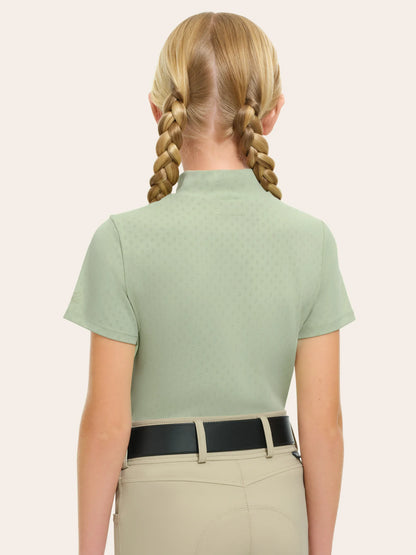 RJ Classics Youth Schooling Shirt RJ Classics- Jodi Jr Mock Neck equestrian team apparel online tack store mobile tack store custom farm apparel custom show stable clothing equestrian lifestyle horse show clothing riding clothes RJ Classics- Jodi Jr Mock Neck horses equestrian tack store
