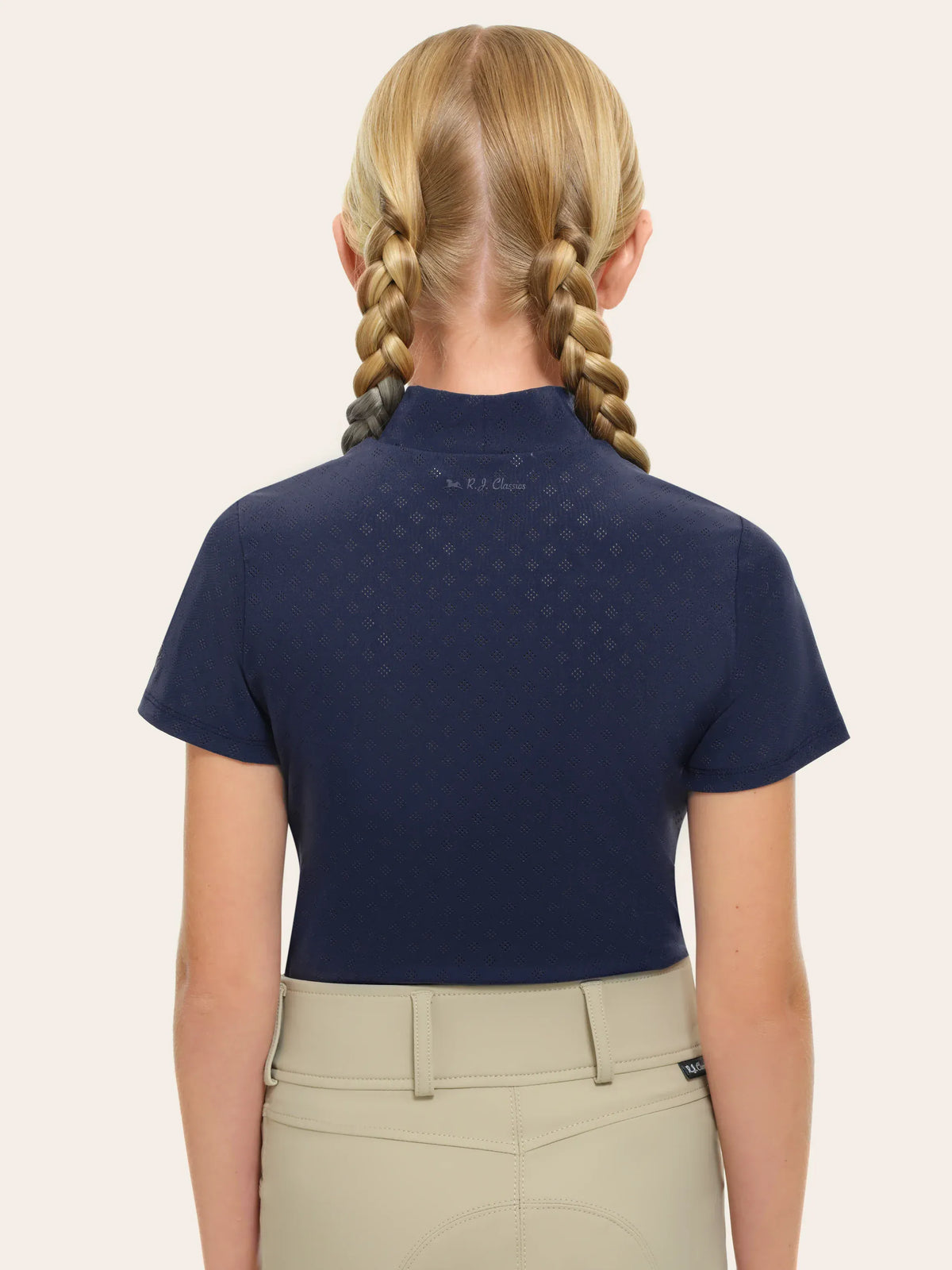 RJ Classics Youth Schooling Shirt RJ Classics- Jodi Jr Mock Neck equestrian team apparel online tack store mobile tack store custom farm apparel custom show stable clothing equestrian lifestyle horse show clothing riding clothes RJ Classics- Jodi Jr Mock Neck horses equestrian tack store