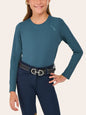 RJ Classics Training Shirt XS / Mallard Blue RJ Classics- Jordyn Jr Crew Neck equestrian team apparel online tack store mobile tack store custom farm apparel custom show stable clothing equestrian lifestyle horse show clothing riding clothes RJ Classics- Jordyn Jr Crew Neck horses equestrian tack store