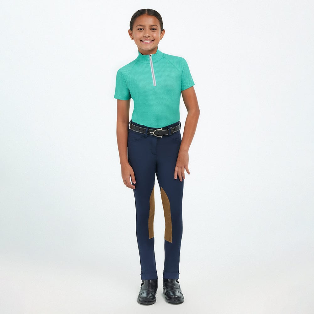 RJ Classics Training Shirt XS / Jade Snaffle Bits RJ Classics- Lucy Jr 1/4 Zip equestrian team apparel online tack store mobile tack store custom farm apparel custom show stable clothing equestrian lifestyle horse show clothing riding clothes horses equestrian tack store