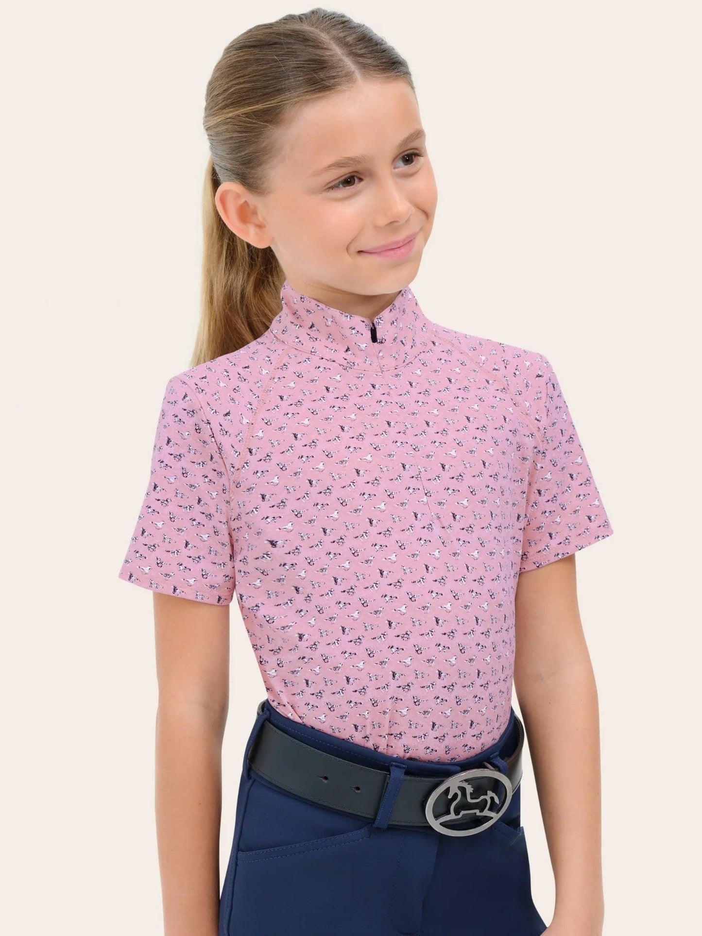 RJ Classics Training Shirt XS / Marbled Mares RJ Classics- Lucy Jr 1/4 Zip equestrian team apparel online tack store mobile tack store custom farm apparel custom show stable clothing equestrian lifestyle horse show clothing riding clothes RJ Classics- Lucy Jr 1/4 Zip horses equestrian tack store