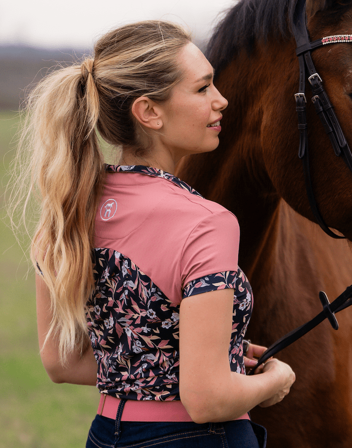 Novella Equestrian Apparel & Accessories Novella Equestrian- The Leah (Short Sleeve) equestrian team apparel online tack store mobile tack store custom farm apparel custom show stable clothing equestrian lifestyle horse show clothing riding clothes horses equestrian tack store