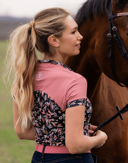 Novella Equestrian Apparel & Accessories Novella Equestrian- The Leah (Short Sleeve) equestrian team apparel online tack store mobile tack store custom farm apparel custom show stable clothing equestrian lifestyle horse show clothing riding clothes horses equestrian tack store