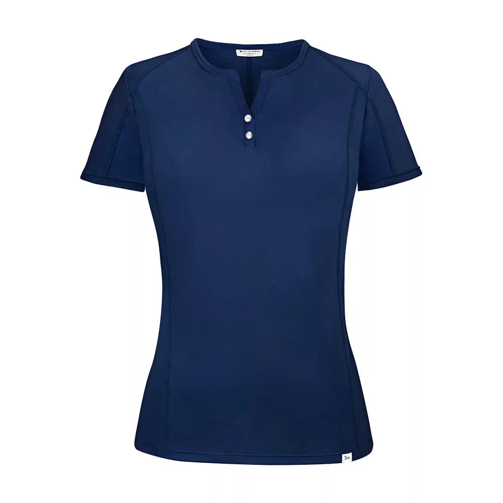 RJ Classics Training Shirt RJ Classics- Liza Short Sleeve Split Neck Training Shirt equestrian team apparel online tack store mobile tack store custom farm apparel custom show stable clothing equestrian lifestyle horse show clothing riding clothes horses equestrian tack store