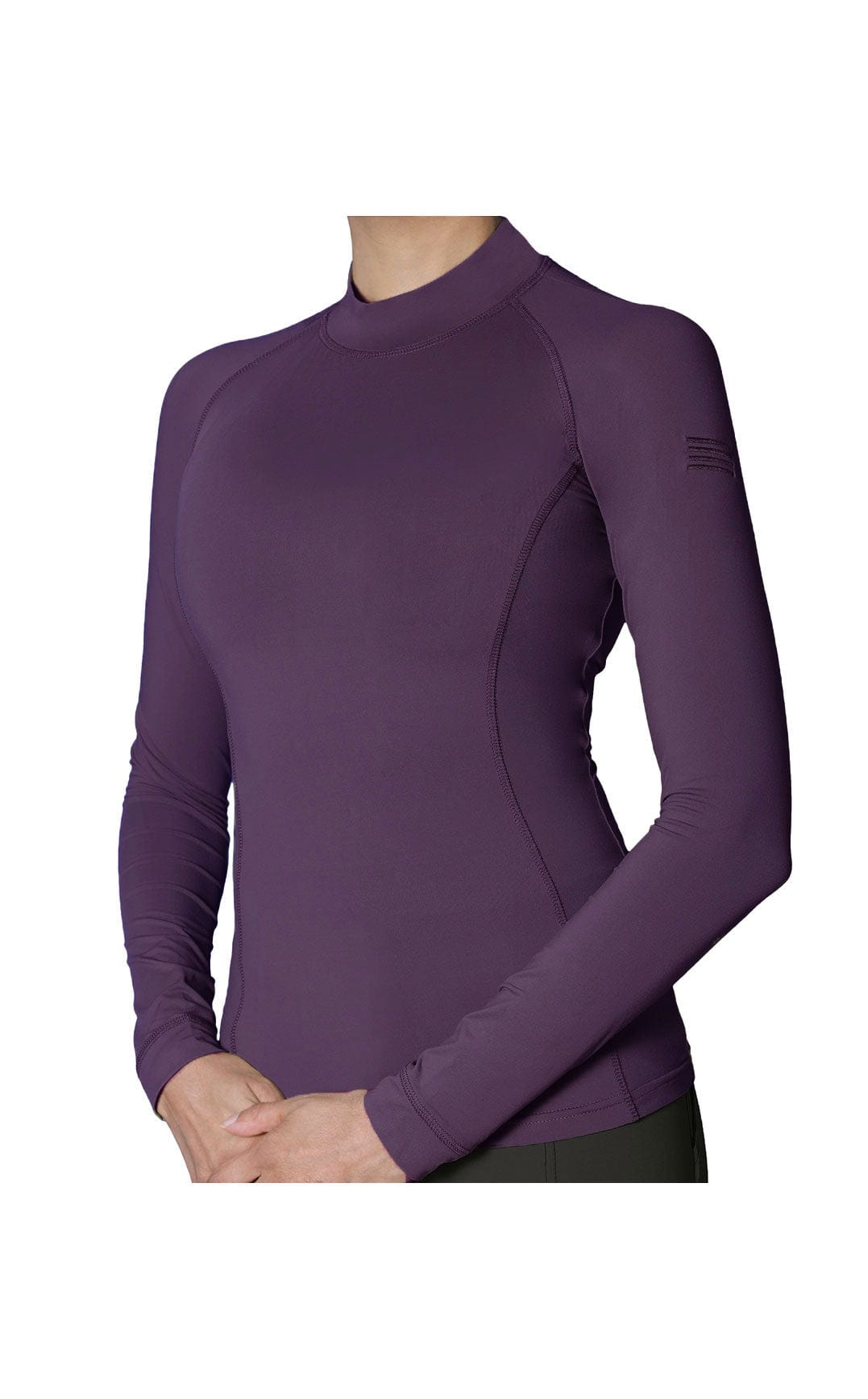 GhoDho Shirt X Small / Plum GhoDho- Lyra Half Turtleneck equestrian team apparel online tack store mobile tack store custom farm apparel custom show stable clothing equestrian lifestyle horse show clothing riding clothes GhoDho- Lyra Half Turtleneck horses equestrian tack store