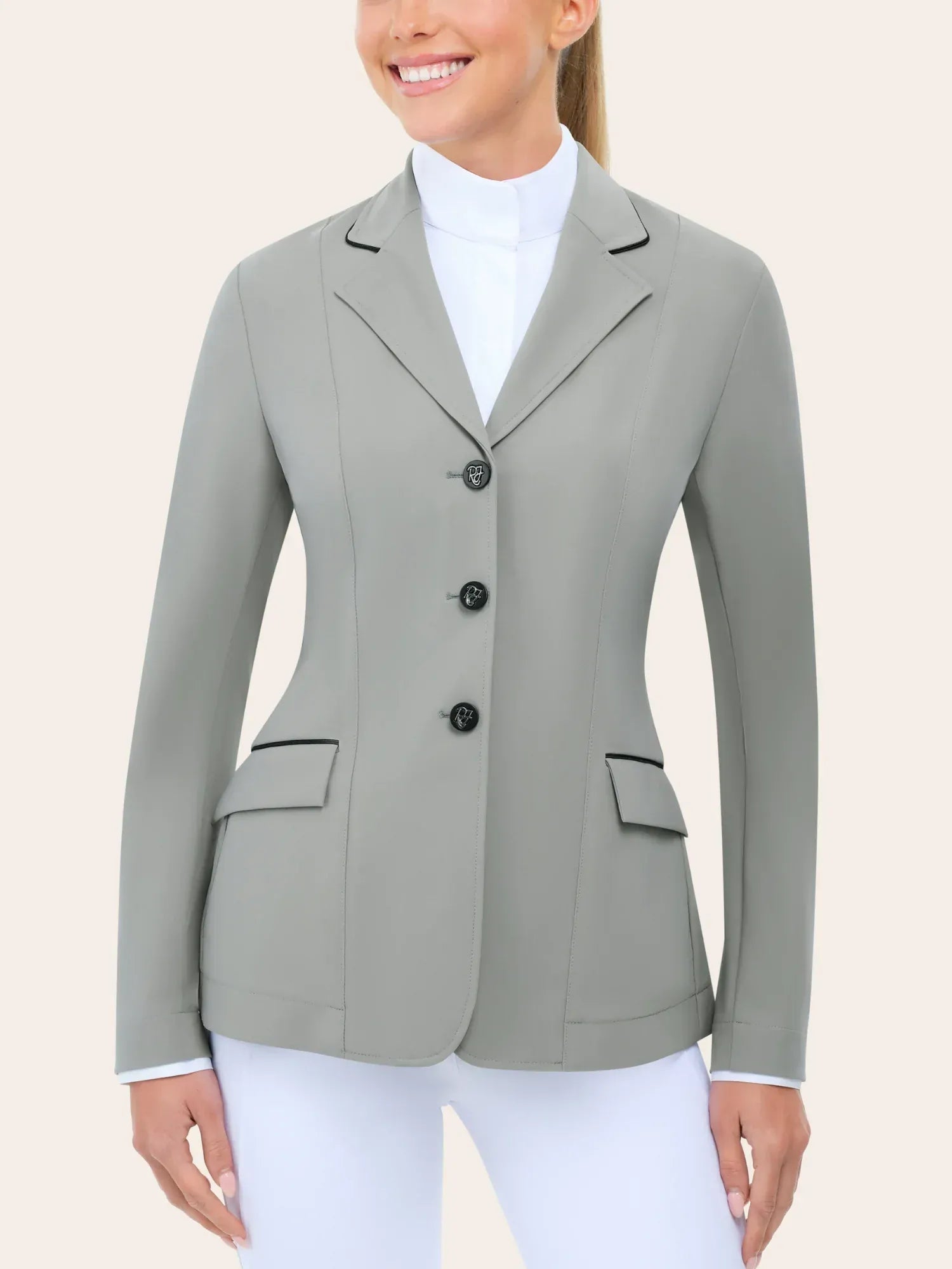 RJ Classics Show Coat 00 R / Grey Mist RJ Classics- Show Coat (Monterey Eleganza Edition) equestrian team apparel online tack store mobile tack store custom farm apparel custom show stable clothing equestrian lifestyle horse show clothing riding clothes RJ Classics- Show Coat (Monterey Eleganza Edition) horses equestrian tack store