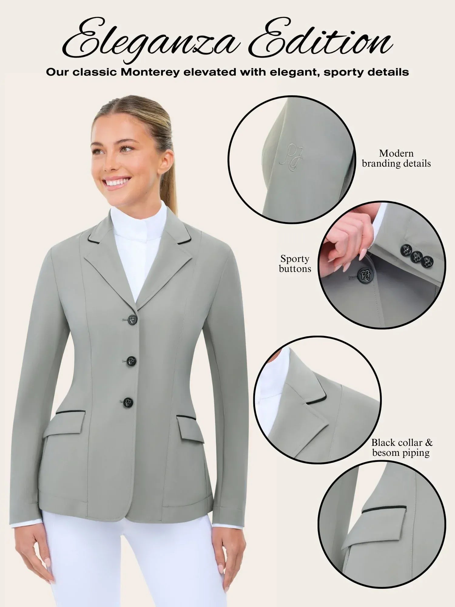 RJ Classics Show Coat RJ Classics- Show Coat (Monterey Eleganza Edition) equestrian team apparel online tack store mobile tack store custom farm apparel custom show stable clothing equestrian lifestyle horse show clothing riding clothes RJ Classics- Show Coat (Monterey Eleganza Edition) horses equestrian tack store