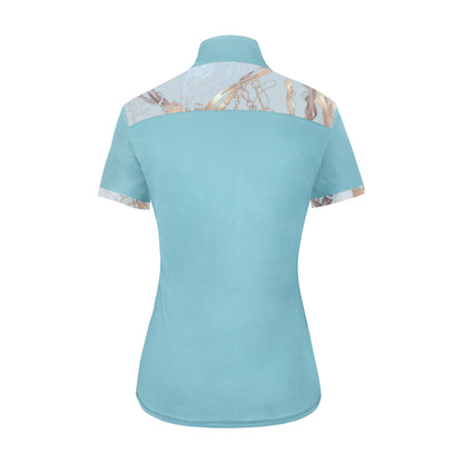 RJ Classics Training Shirt Aqua Haze RJ Classics- Maya Training Shirt (XL) equestrian team apparel online tack store mobile tack store custom farm apparel custom show stable clothing equestrian lifestyle horse show clothing riding clothes RJ Classics- Maya Training Shirt (XL) horses equestrian tack store