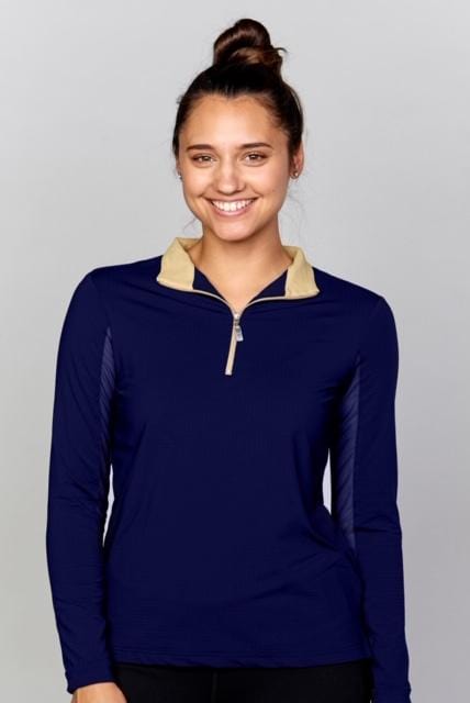 EIS Custom Team Shirts Navy/Cashmere EIS- Sunshirts XS equestrian team apparel online tack store mobile tack store custom farm apparel custom show stable clothing equestrian lifestyle horse show clothing riding clothes horses equestrian tack store