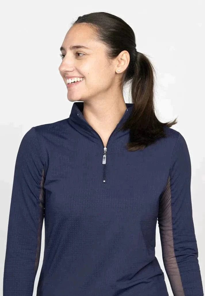 EIS Sunshirt Navy EIS 2.0-Sun Shirts XXLarge equestrian team apparel online tack store mobile tack store custom farm apparel custom show stable clothing equestrian lifestyle horse show clothing riding clothes horses equestrian tack store