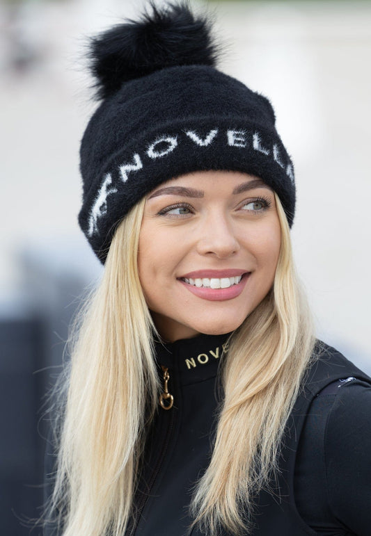 Novella Equestrian Hats Novella- Pom Jacquard Hat equestrian team apparel online tack store mobile tack store custom farm apparel custom show stable clothing equestrian lifestyle horse show clothing riding clothes Novella- Pom Jacquard Hat horses equestrian tack store