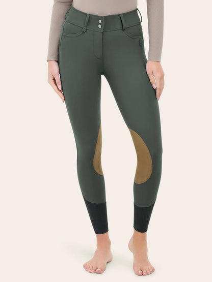 RJ Classics ladies breeches Pewter Green / 22 RJ Classics- Olivia Luxe-Tek Breech equestrian team apparel online tack store mobile tack store custom farm apparel custom show stable clothing equestrian lifestyle horse show clothing riding clothes RJ Classics- Olivia Luxe-Tek Breech horses equestrian tack store