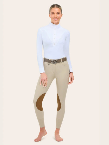 RJ Classics ladies breeches Sand / 22 RJ Classics- Olivia Luxe-Tek Breech equestrian team apparel online tack store mobile tack store custom farm apparel custom show stable clothing equestrian lifestyle horse show clothing riding clothes RJ Classics- Olivia Luxe-Tek Breech horses equestrian tack store