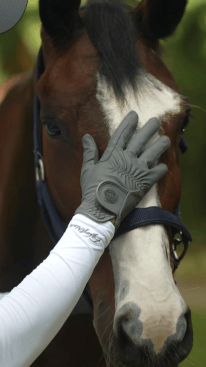 the bit equestrian brand Gloves Grey / 6 The Bit Equestrian Brand- Gloves equestrian team apparel online tack store mobile tack store custom farm apparel custom show stable clothing equestrian lifestyle horse show clothing riding clothes The Bit Equestrian Brand- Gloves horses equestrian tack store