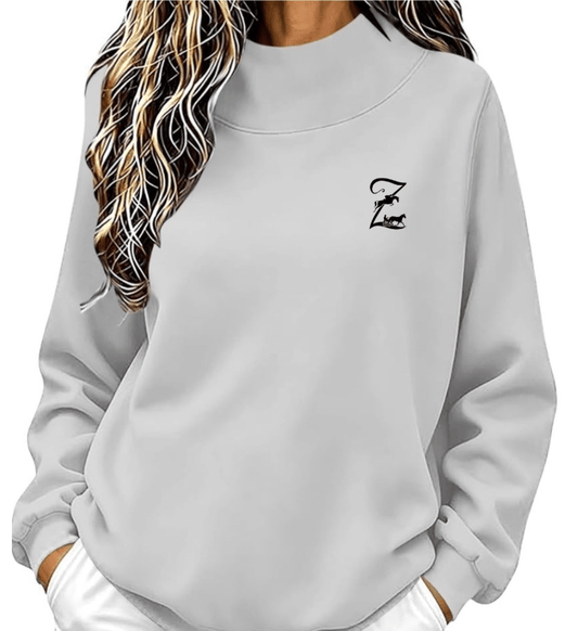 Zintillating Farms- Women's Mock Neck Sweatshirt