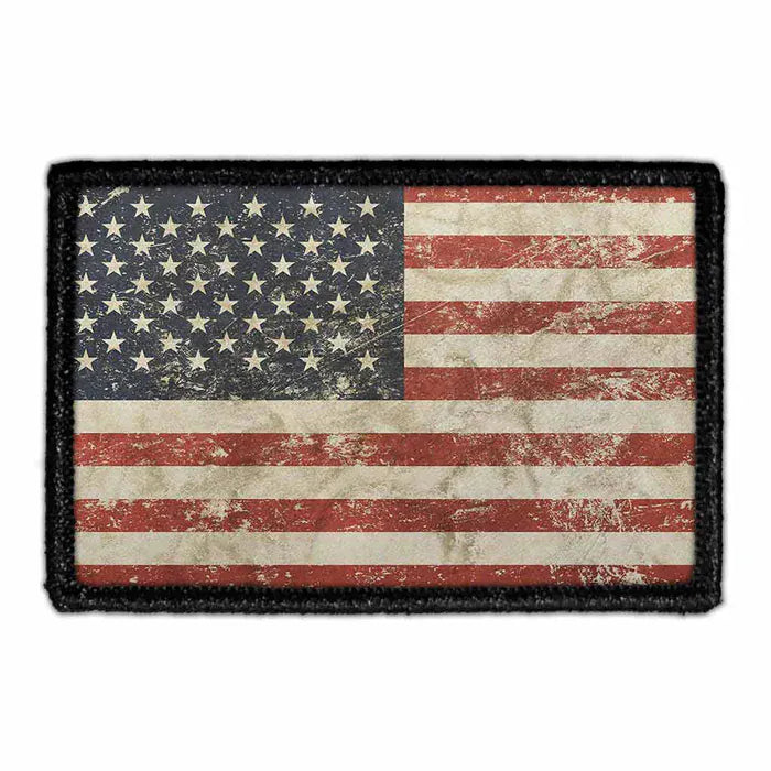 pull patch Hats American Flag (Distressed) Pull Patch- Removable Patches (Flags) equestrian team apparel online tack store mobile tack store custom farm apparel custom show stable clothing equestrian lifestyle horse show clothing riding clothes Pull Patch- Removable Patches (Flags) horses equestrian tack store